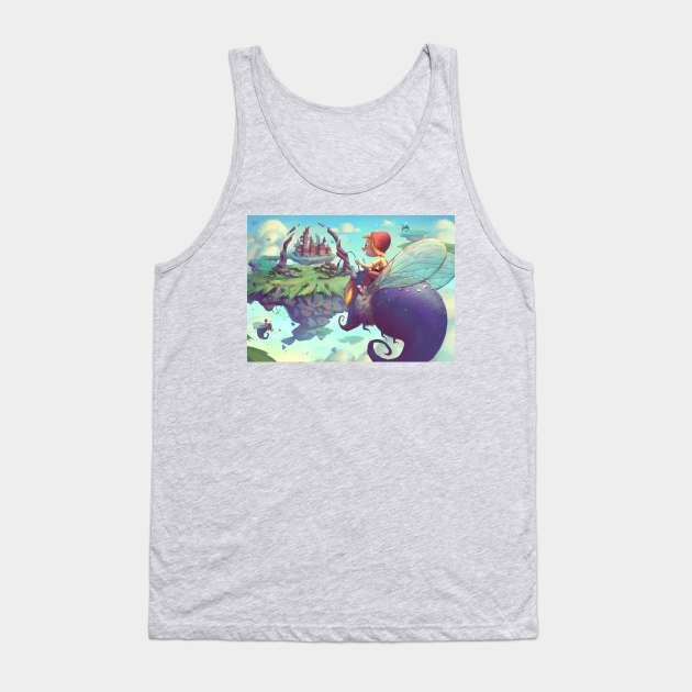 Floating City Tank Top by Jéssica Ribeiro